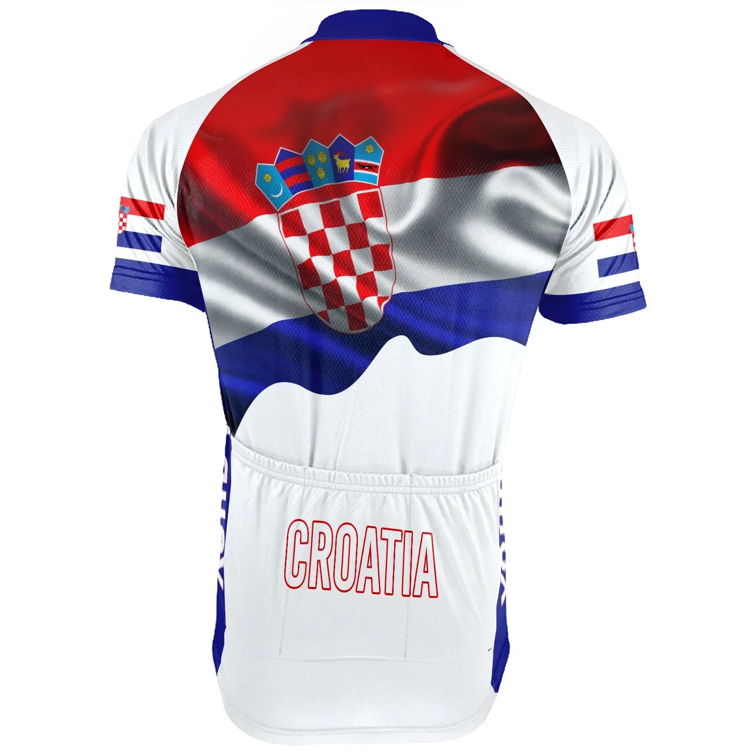 Customized Croatia Short Sleeve Cycling Jersey for Men
