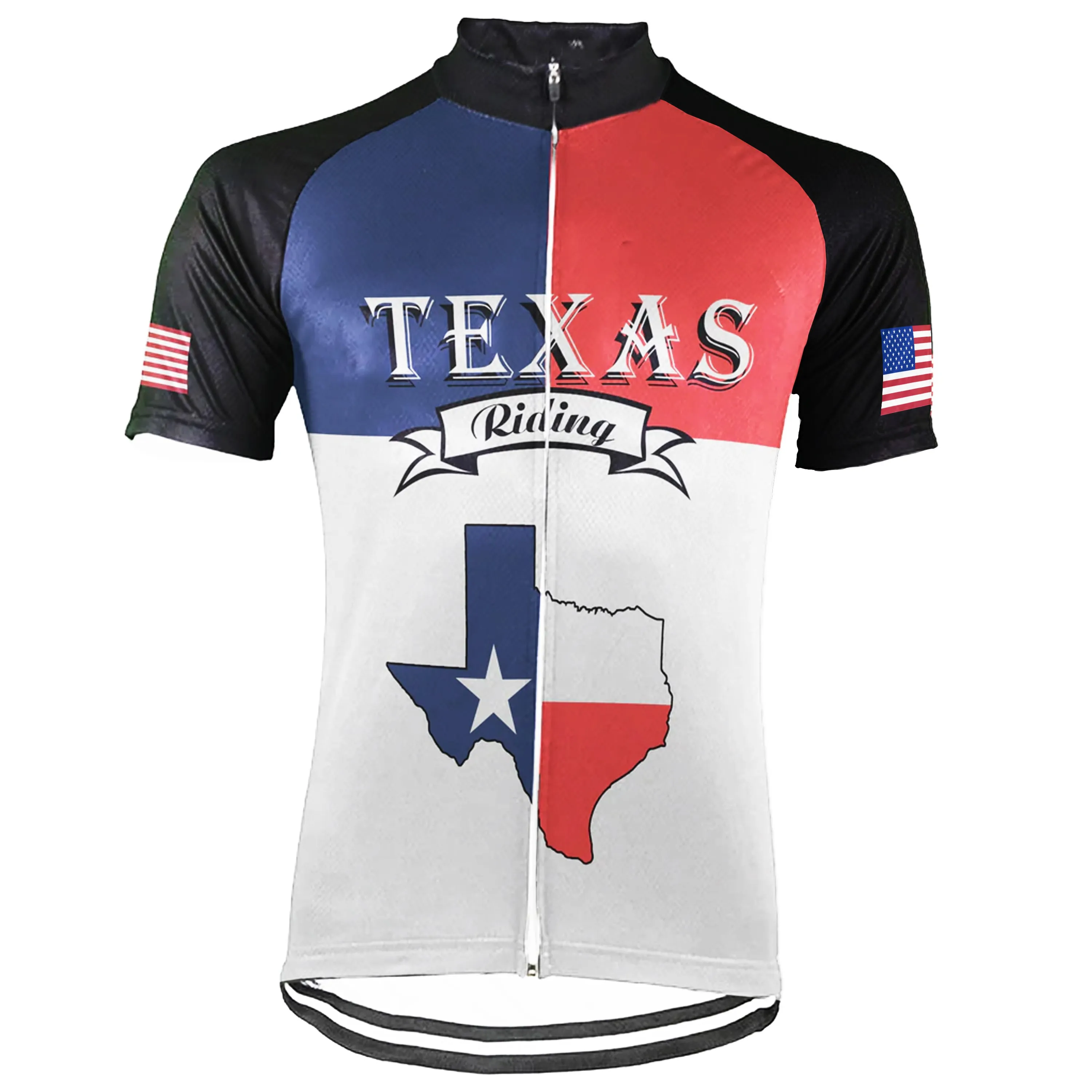 Customized Texas Short Sleeve Cycling Jersey for Men