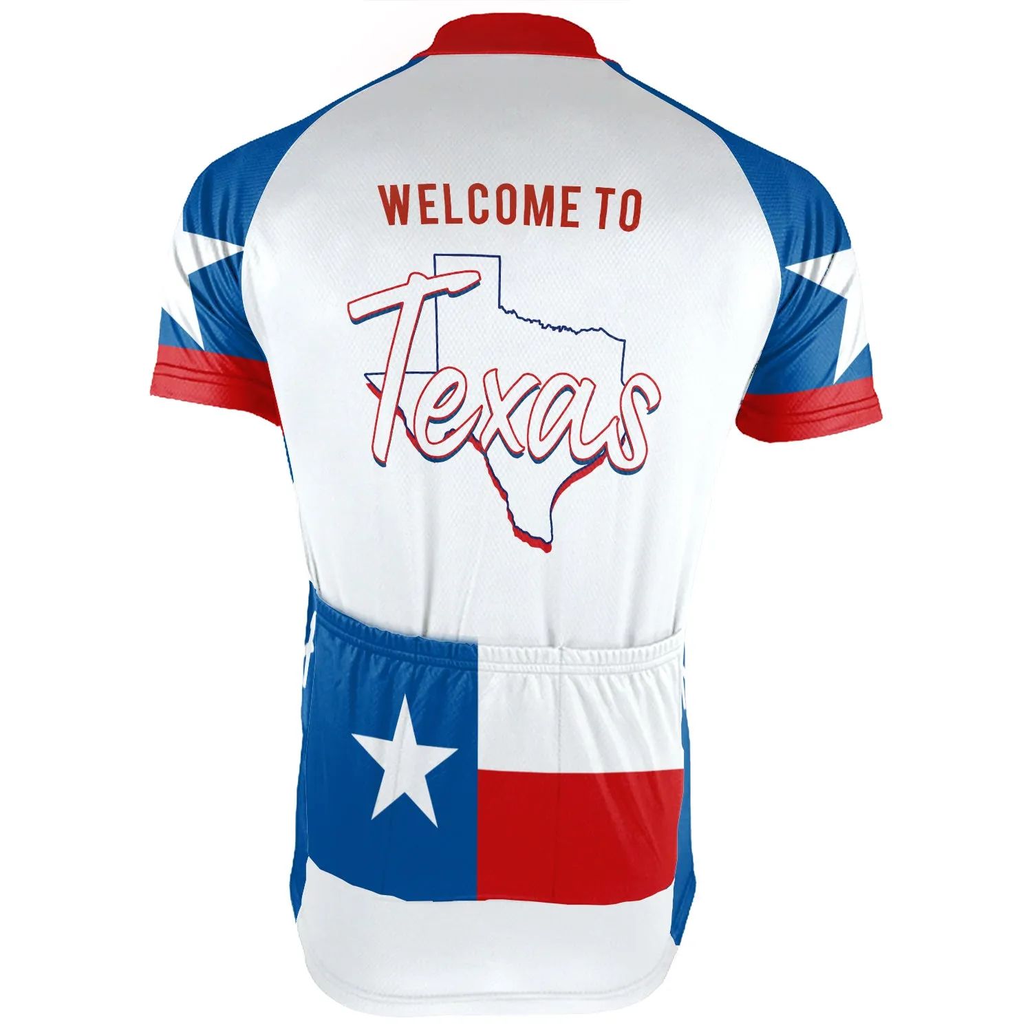 Customized Texas Short Sleeve Cycling Jersey for Men