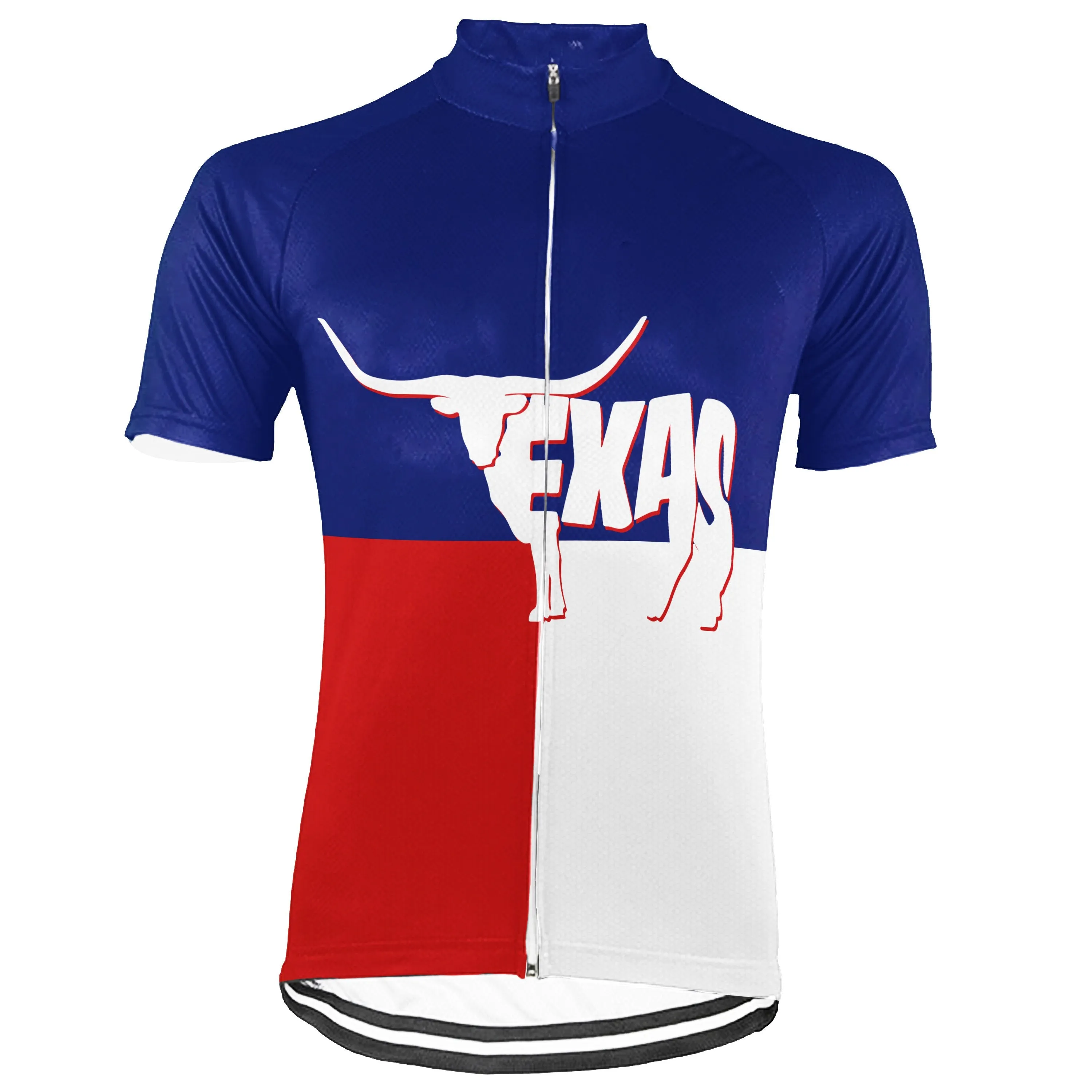 Customized Texas Short Sleeve Cycling Jersey for Men