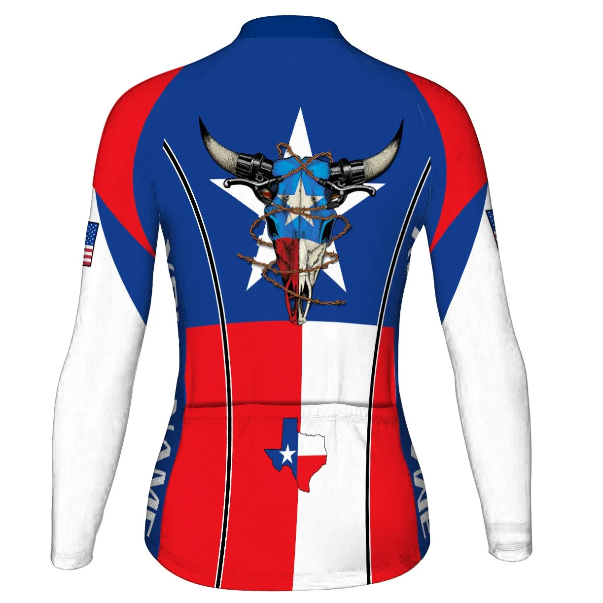 Customized Texas Winter Thermal Fleece Long Sleeve For Women