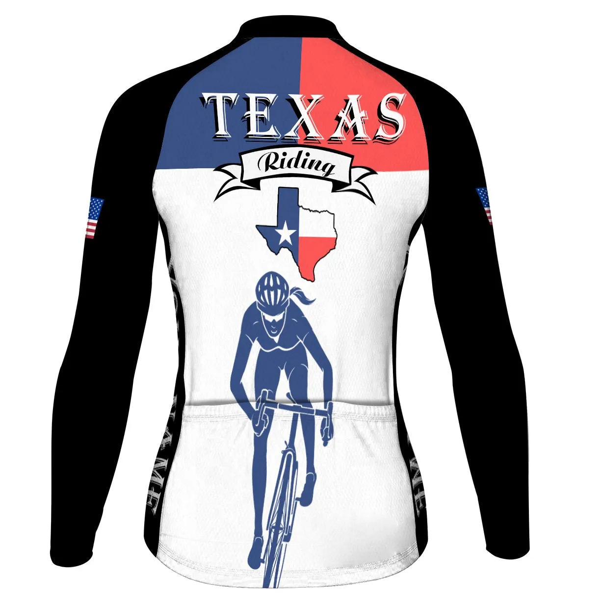 Customized Texas Winter Thermal Fleece Long Sleeve For Women