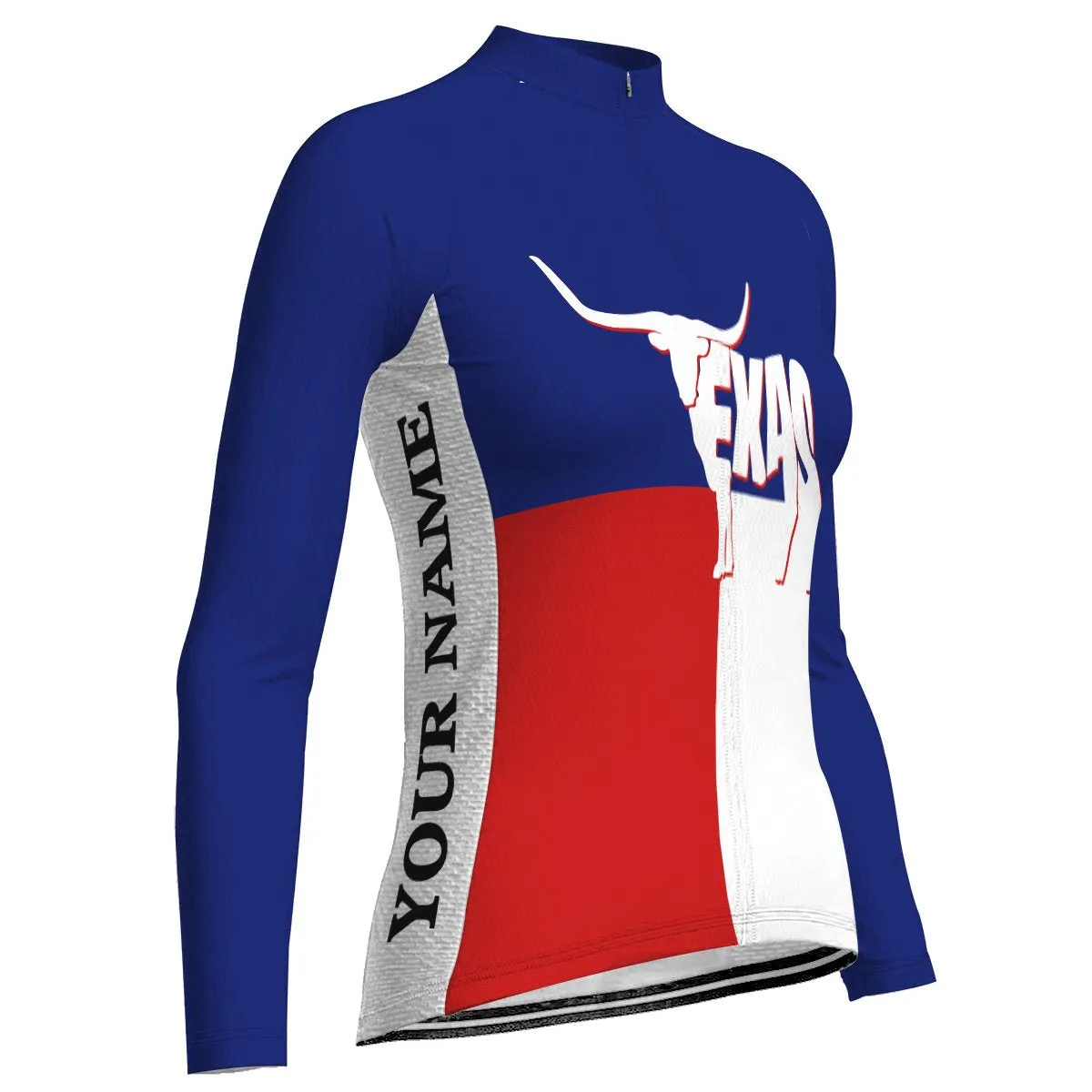 Customized Texas Winter Thermal Fleece Long Sleeve For Women