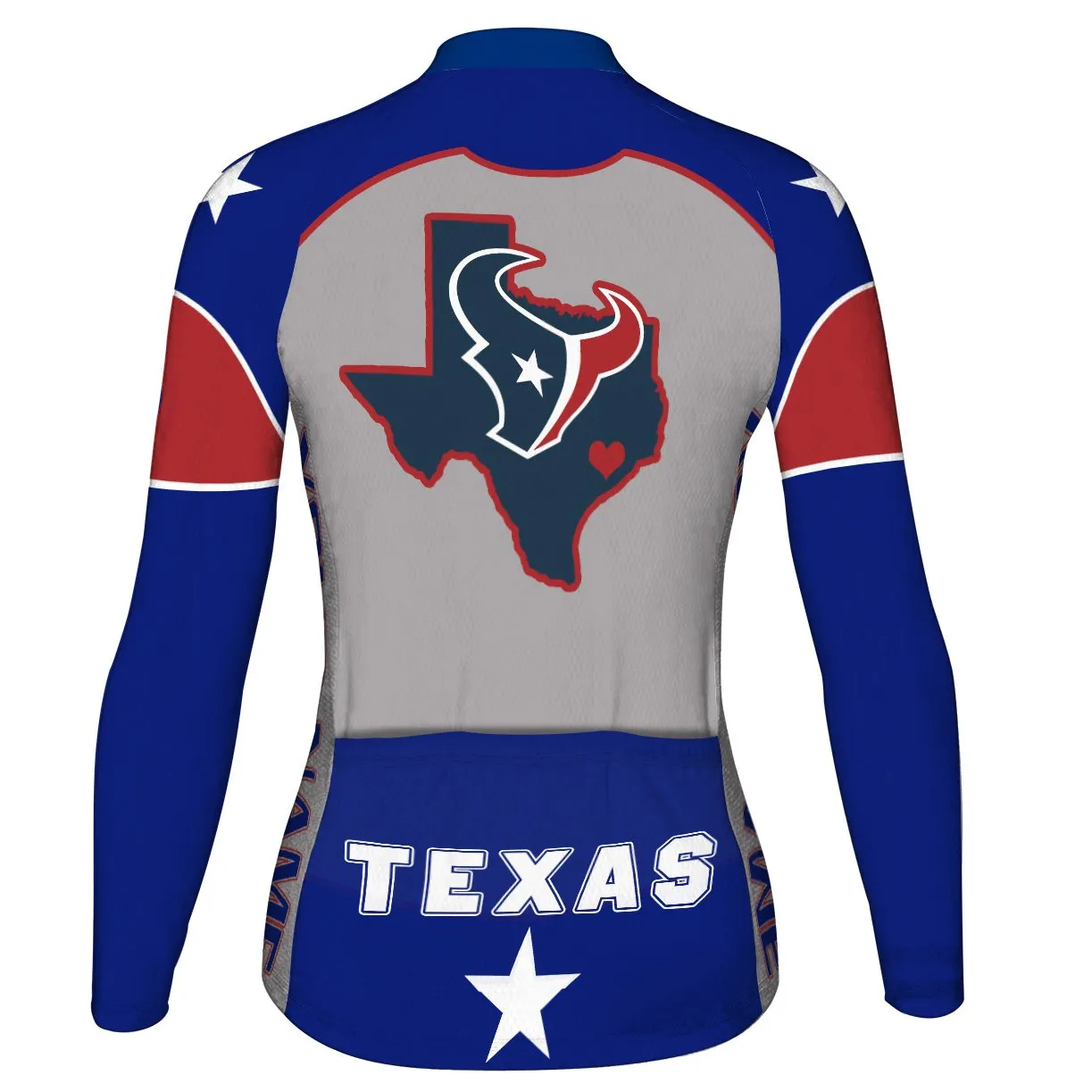 Customized Texas Winter Thermal Fleece Long Sleeve For Women