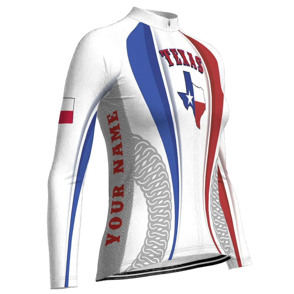 Customized Texas Winter Thermal Fleece Long Sleeve For Women
