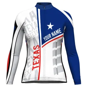 Customized Texas Winter Thermal Fleece Long Sleeve For Women