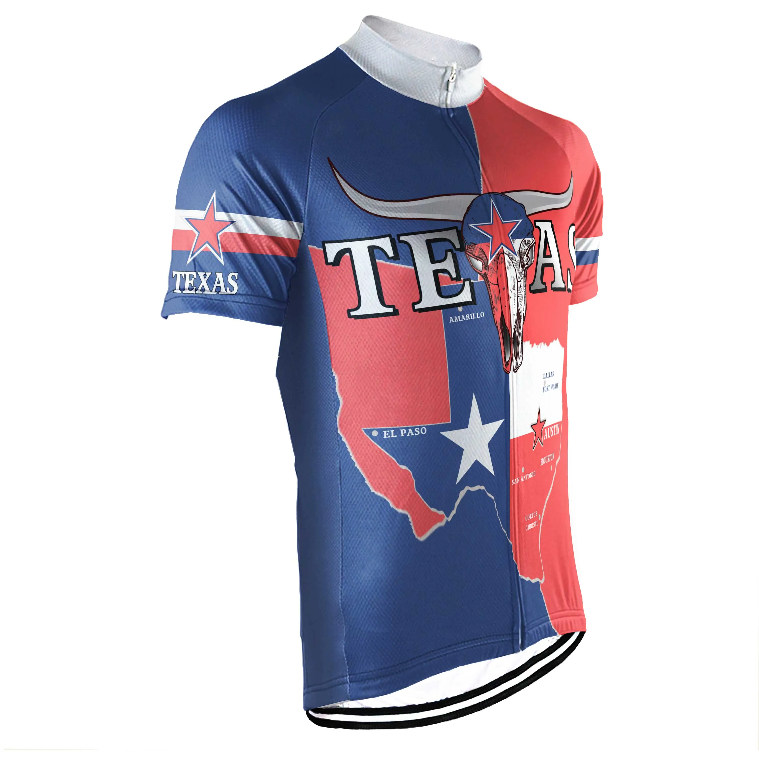 Customized Texas Winter Thermal Fleece Short Sleeve For Men