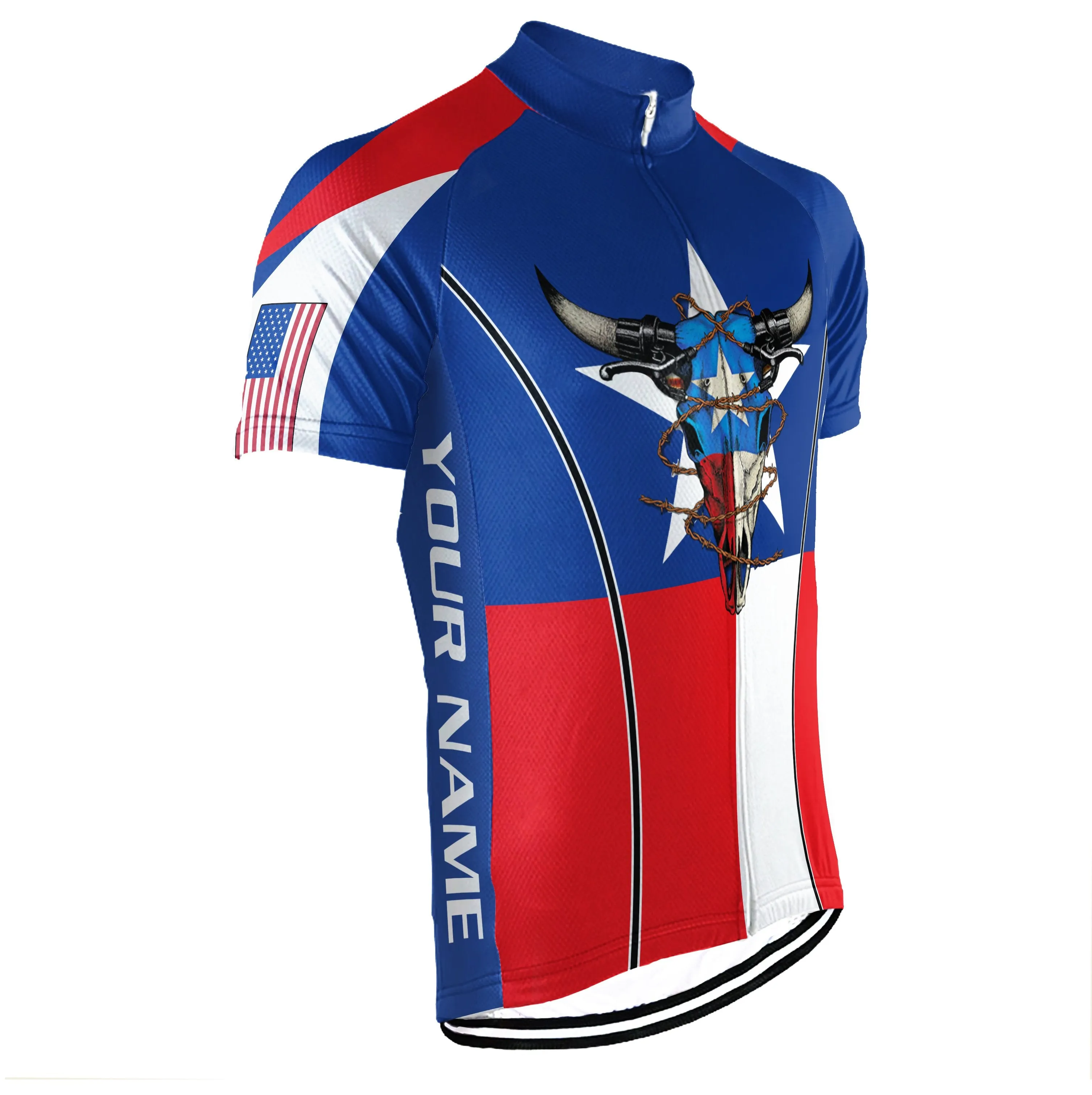 Customized Texas Winter Thermal Fleece Short Sleeve For Men