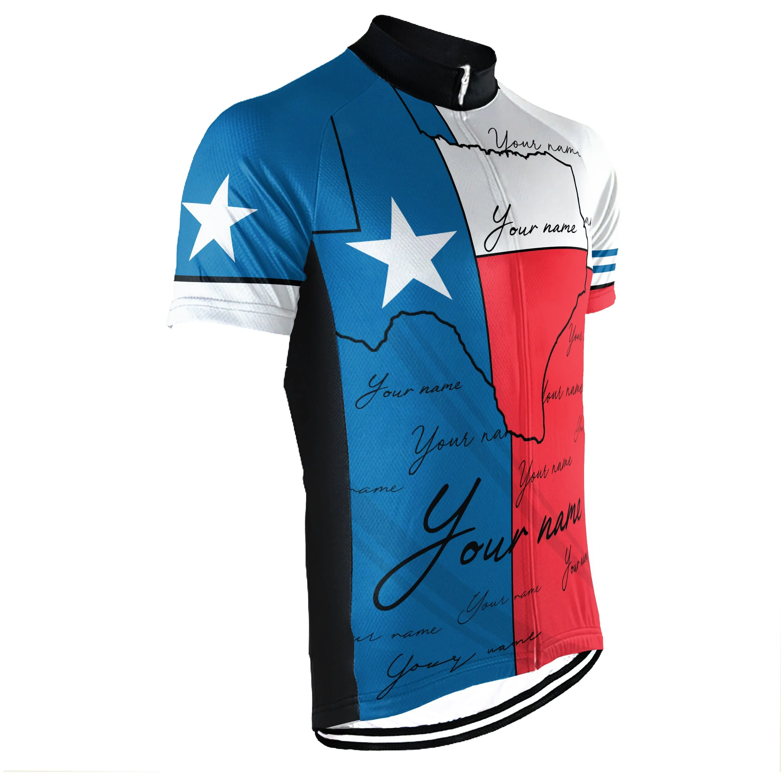Customized Texas Winter Thermal Fleece Short Sleeve For Men