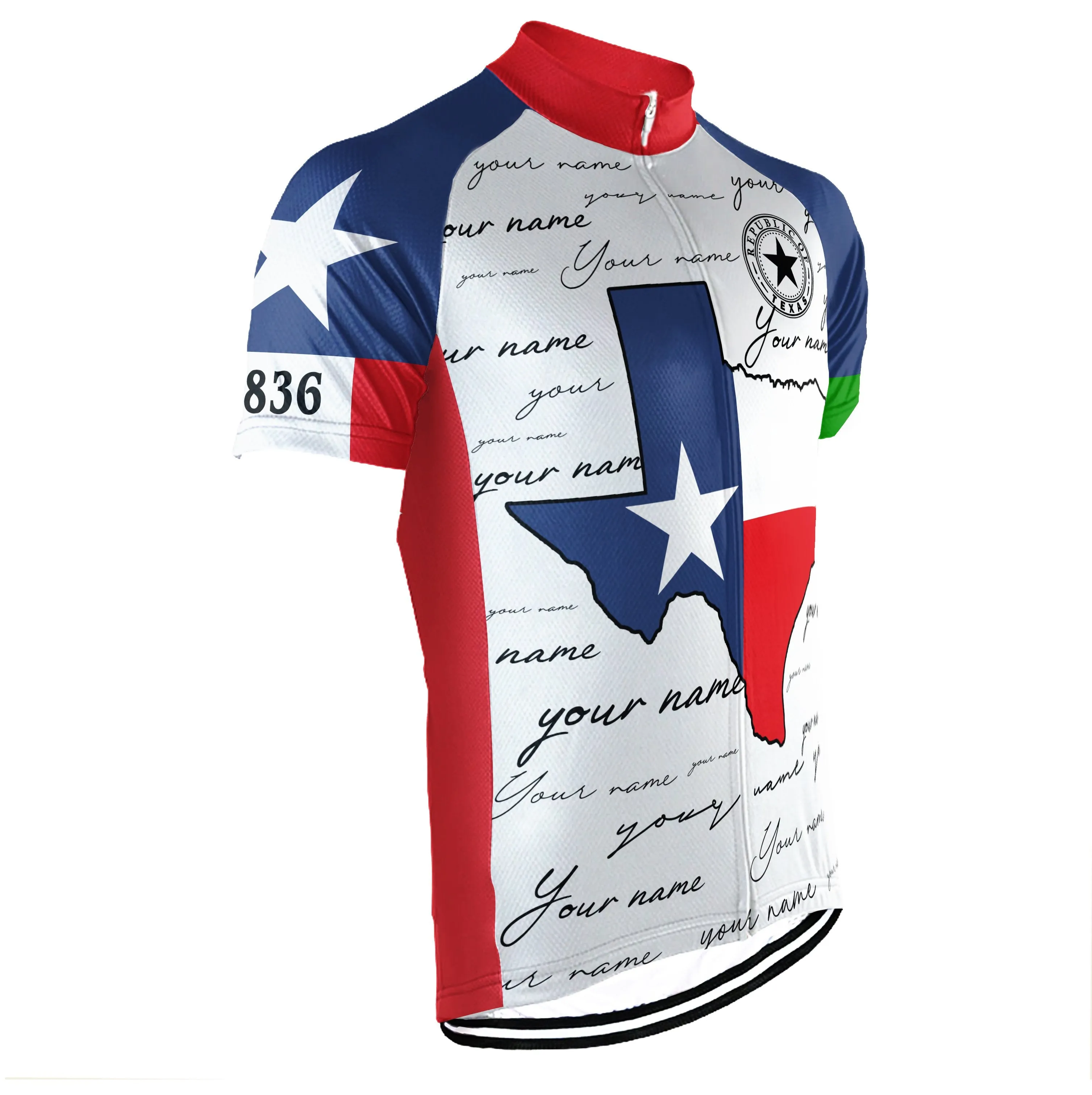 Customized Texas Winter Thermal Fleece Short Sleeve For Men
