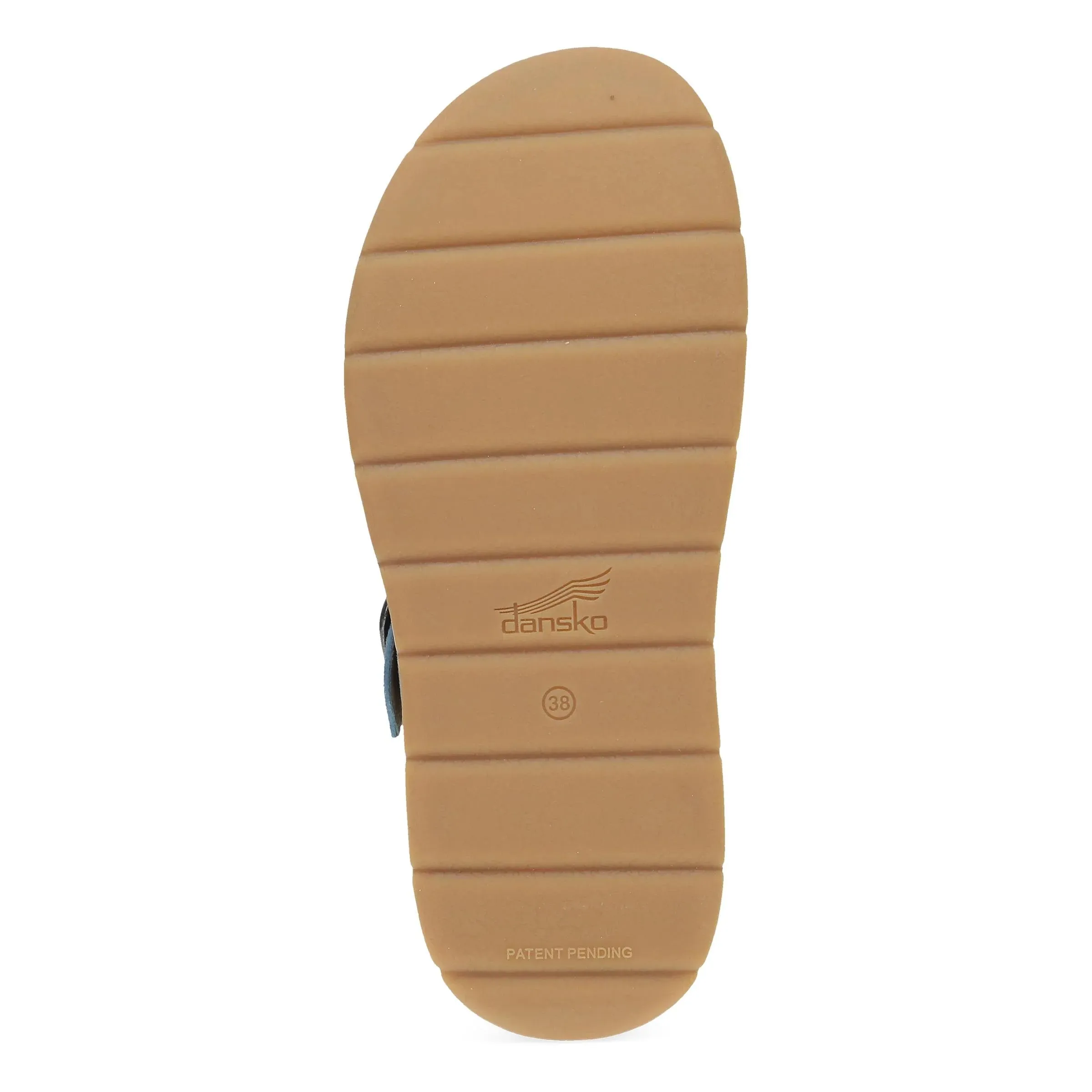 Dansko Women's Bianca Sandal - Blue Burnished Suede
