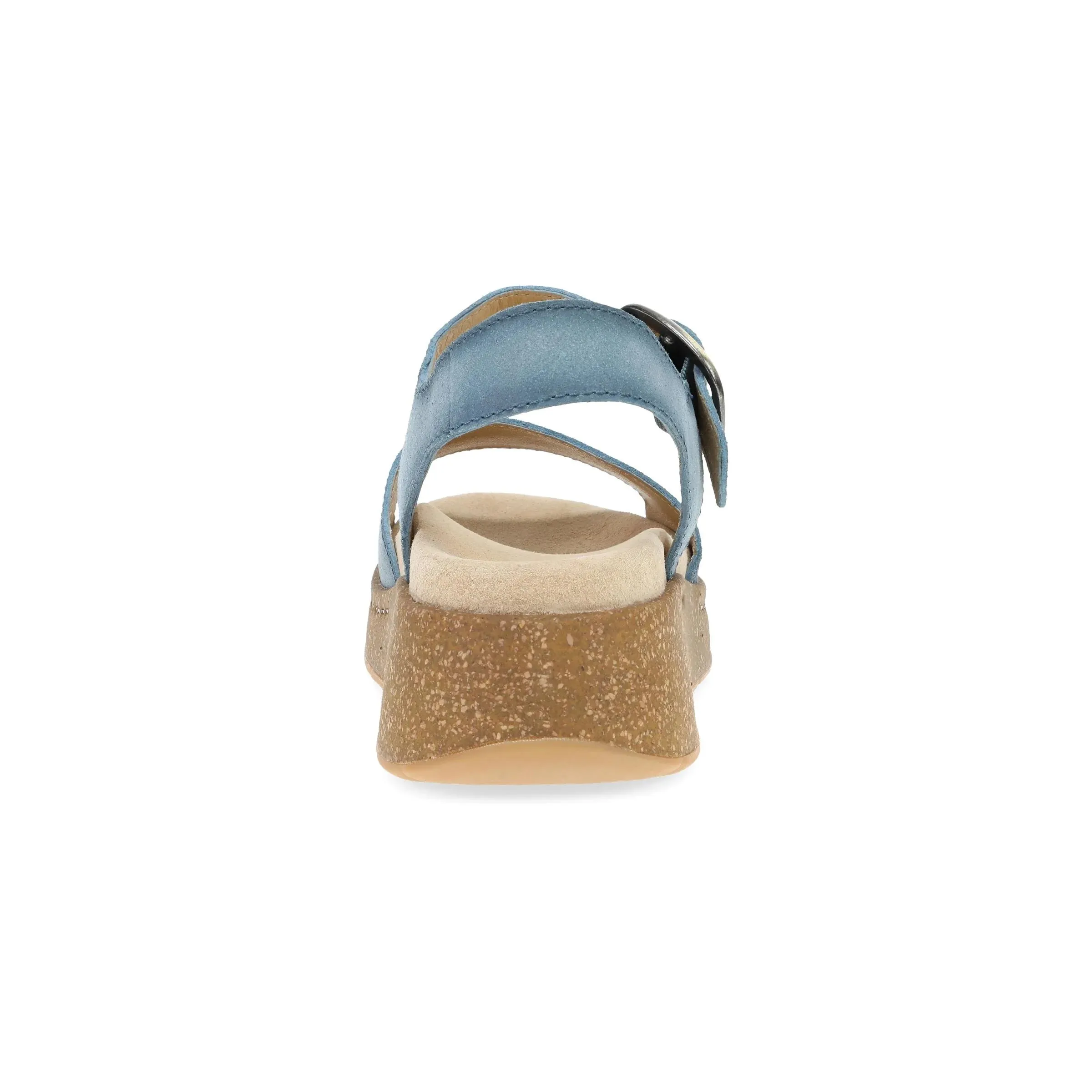 Dansko Women's Bianca Sandal - Blue Burnished Suede