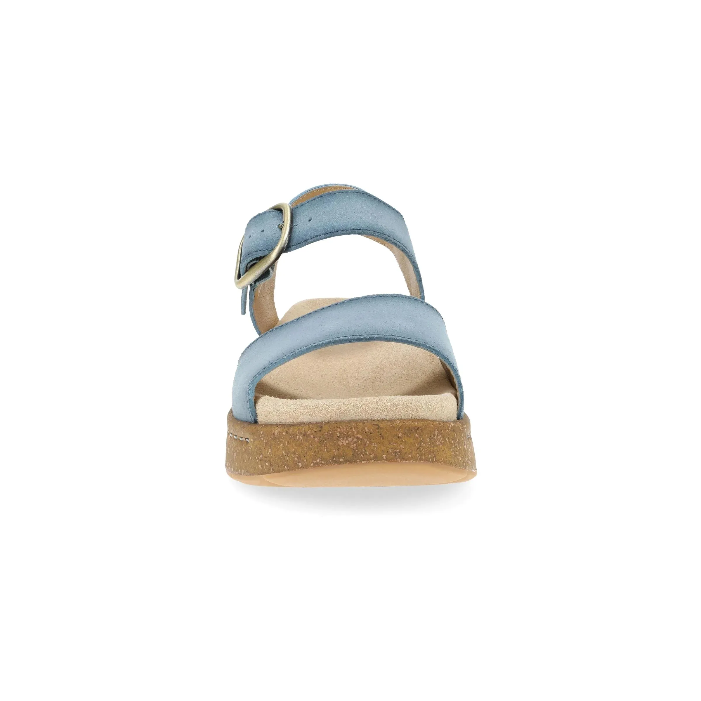 Dansko Women's Bianca Sandal - Blue Burnished Suede