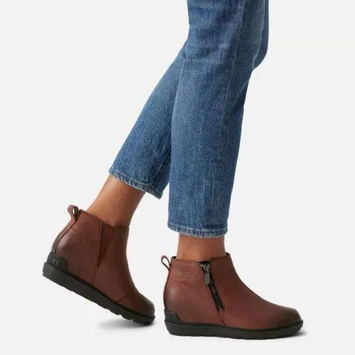Evie II Zip Wedge Boot