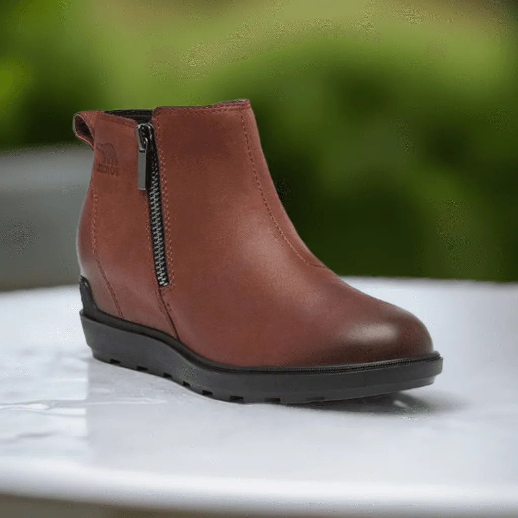 Evie II Zip Wedge Boot