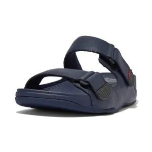 FITFLOP MENS GOGH MOC SLIDES - NAVY