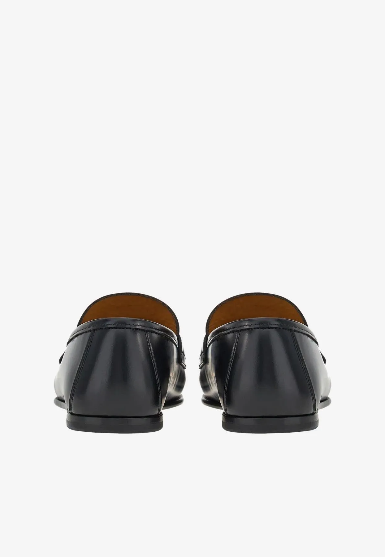 Galileo Gancini Buckle Leather Loafers