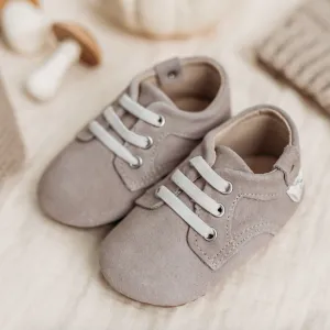 Gray Laced Oxfords