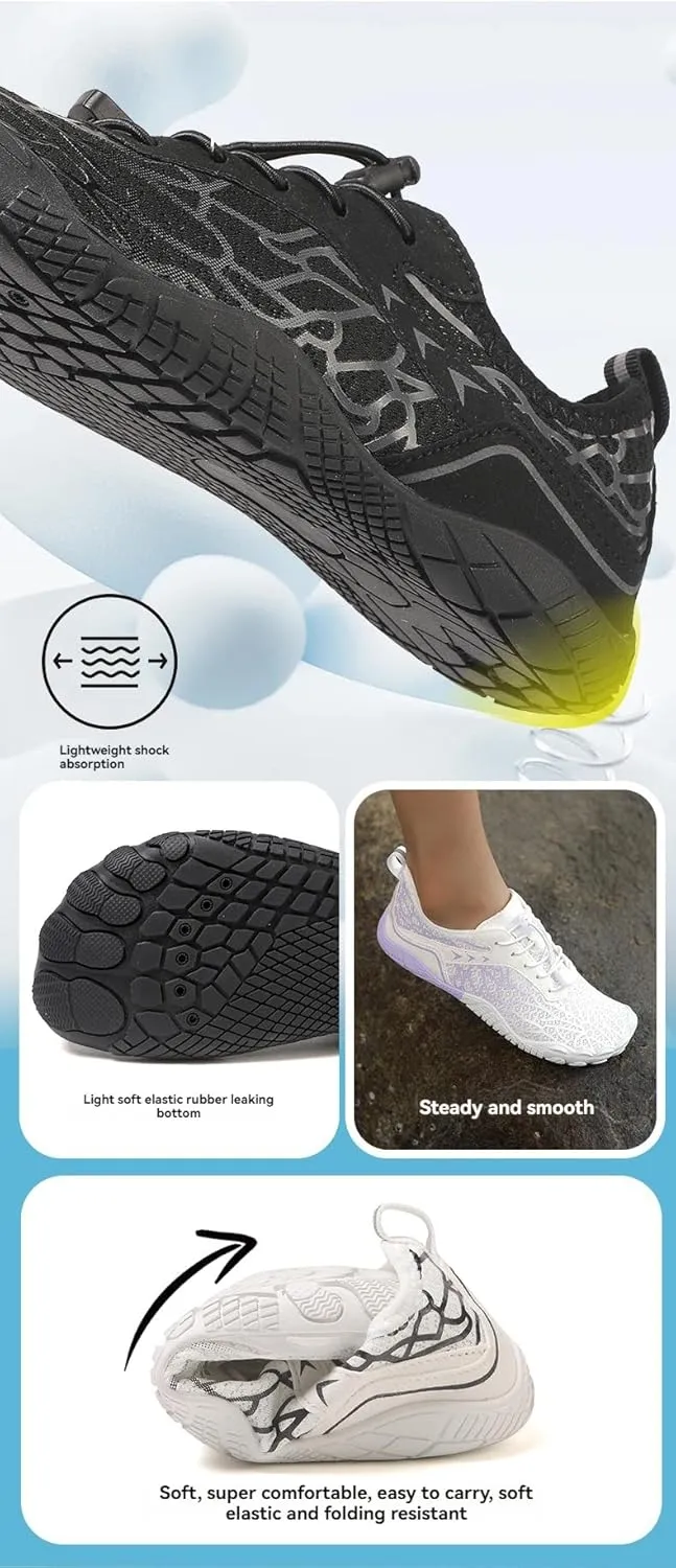 Hiking Footwear Barefoot Womens Shoes Non-Slip Outdoor Unisex Grounded Footwear Barefoot Shoes for Neuropathy Women&Men Water Pro Barefoot Shoes Wide Toe Box Sneakers,Quick Dry,Waterproof,Beach