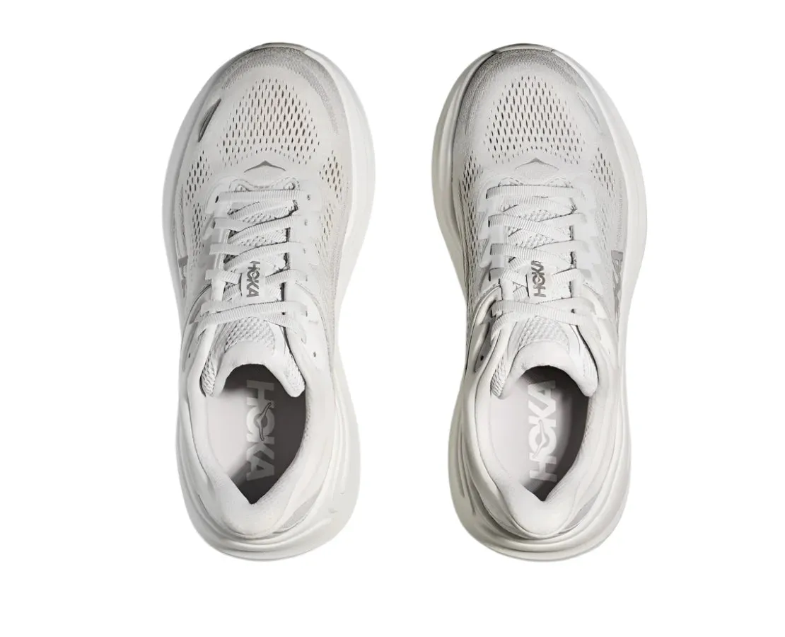 HOKA Women's Bondi 9 Everyday Running Shoe - Stardust/Sliver