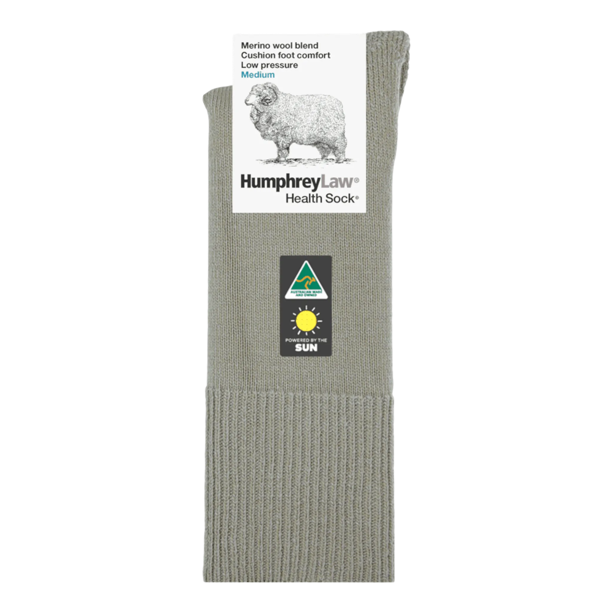 Humphrey Law 60% Fine Merino Wool Low Pressure Cushion Sole Health Sock® Style 45C