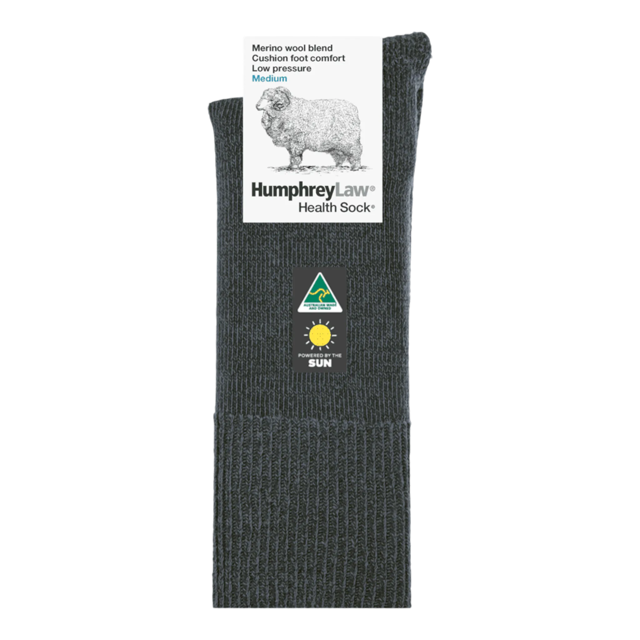Humphrey Law 60% Fine Merino Wool Low Pressure Cushion Sole Health Sock® Style 45C