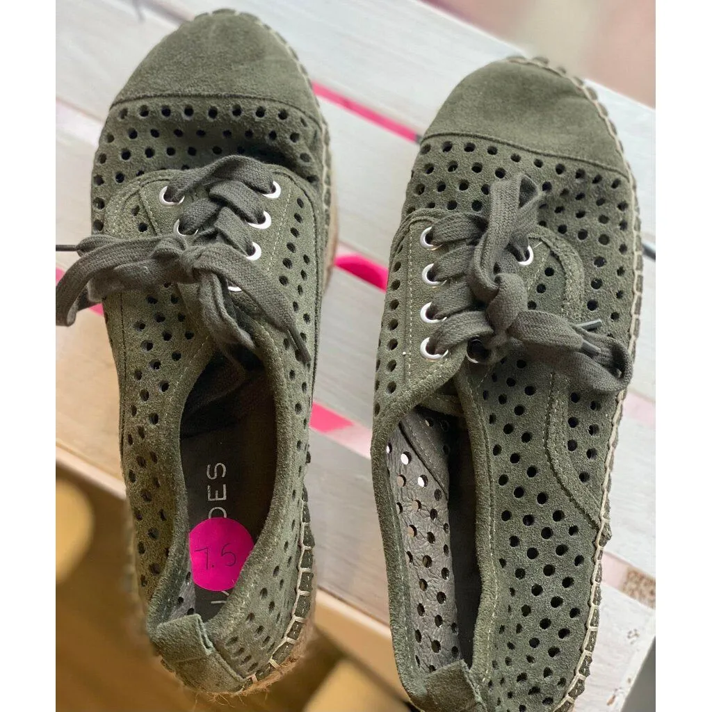 J/Slides Rileyy Espadrille Sneakers - Size 7.5