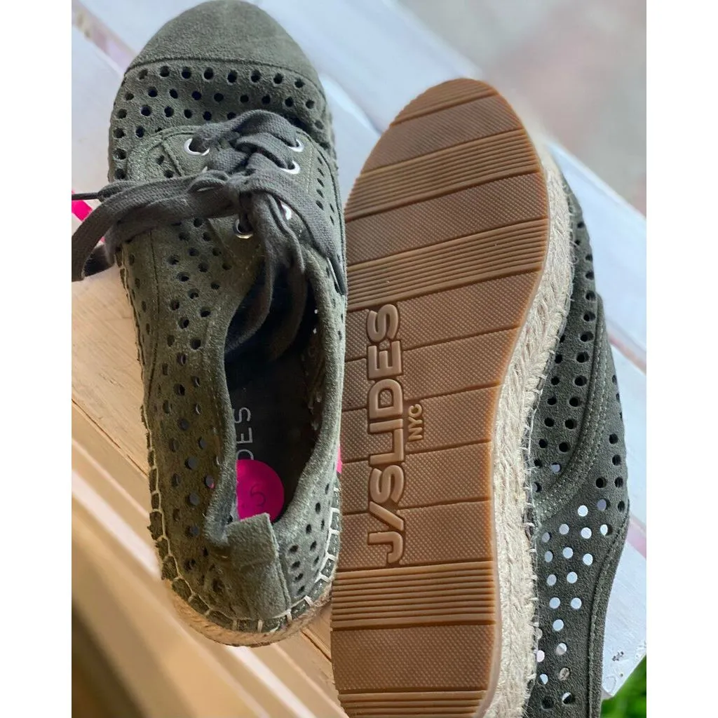 J/Slides Rileyy Espadrille Sneakers - Size 7.5