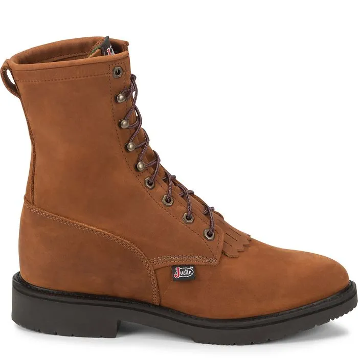 Justin Bark Original Laceup Conductor Work Boot Style 760