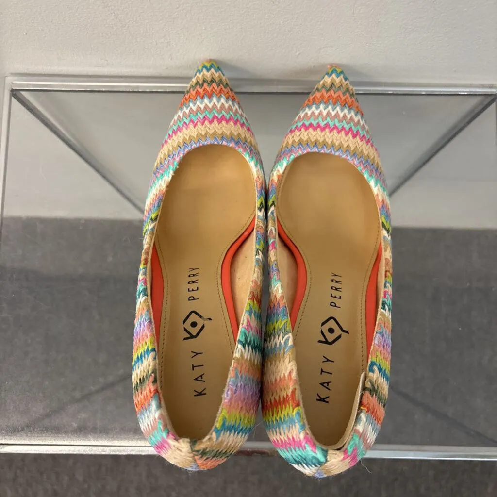 Katy Perry Multi Color Sissy Pump Heels 6.5
