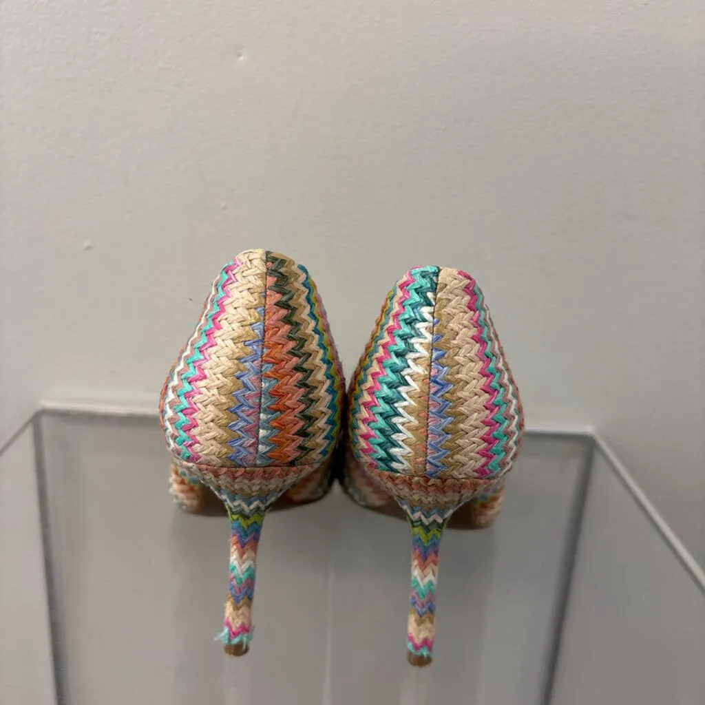 Katy Perry Multi Color Sissy Pump Heels 6.5