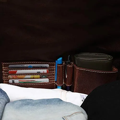 Leather Duffel Bags For Men Women - Airplane Underseat Carry On Luggage By Rustic Town
