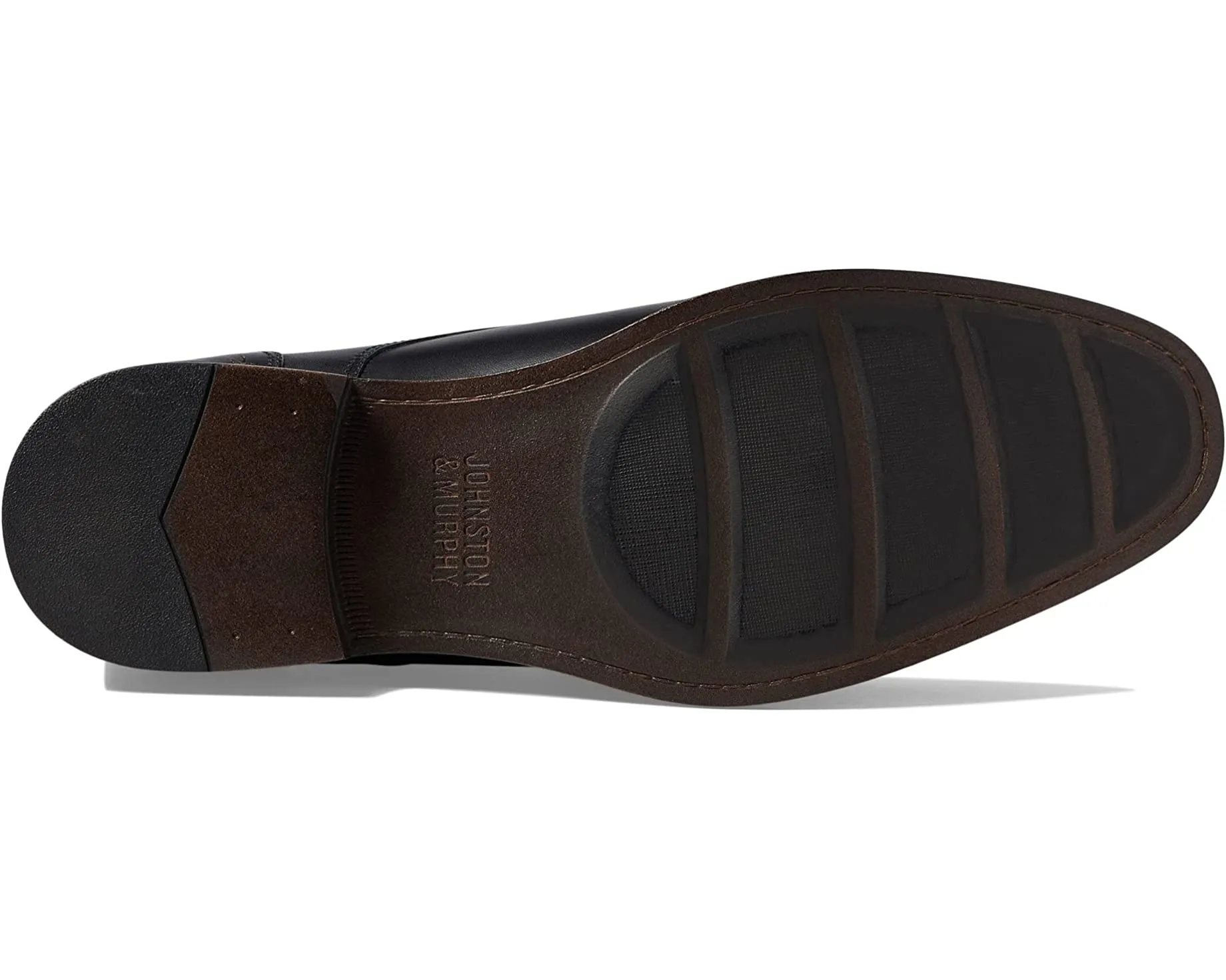 Lewis Plain Toe Johnston & Murphy Oxfords, black
