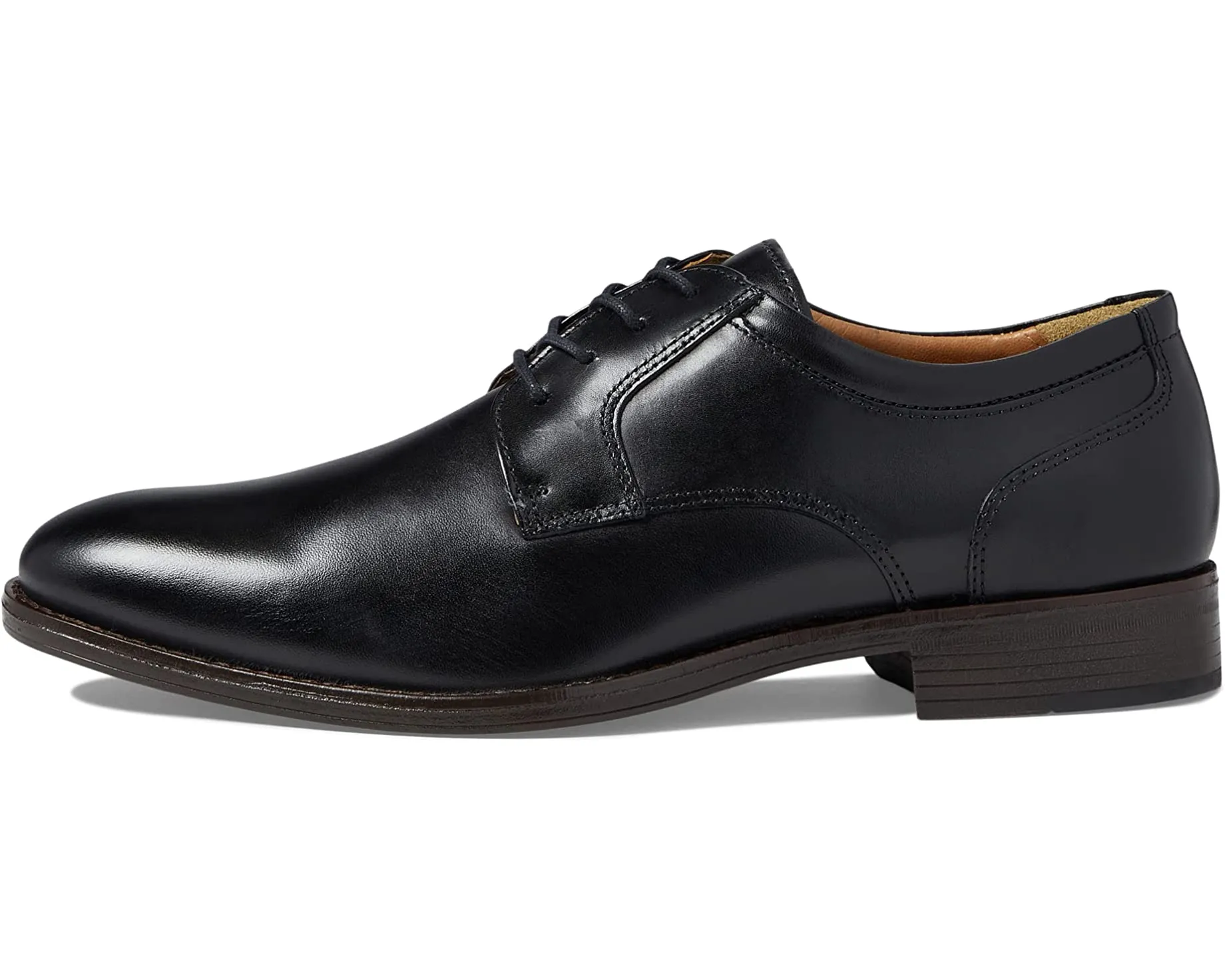 Lewis Plain Toe Johnston & Murphy Oxfords, black