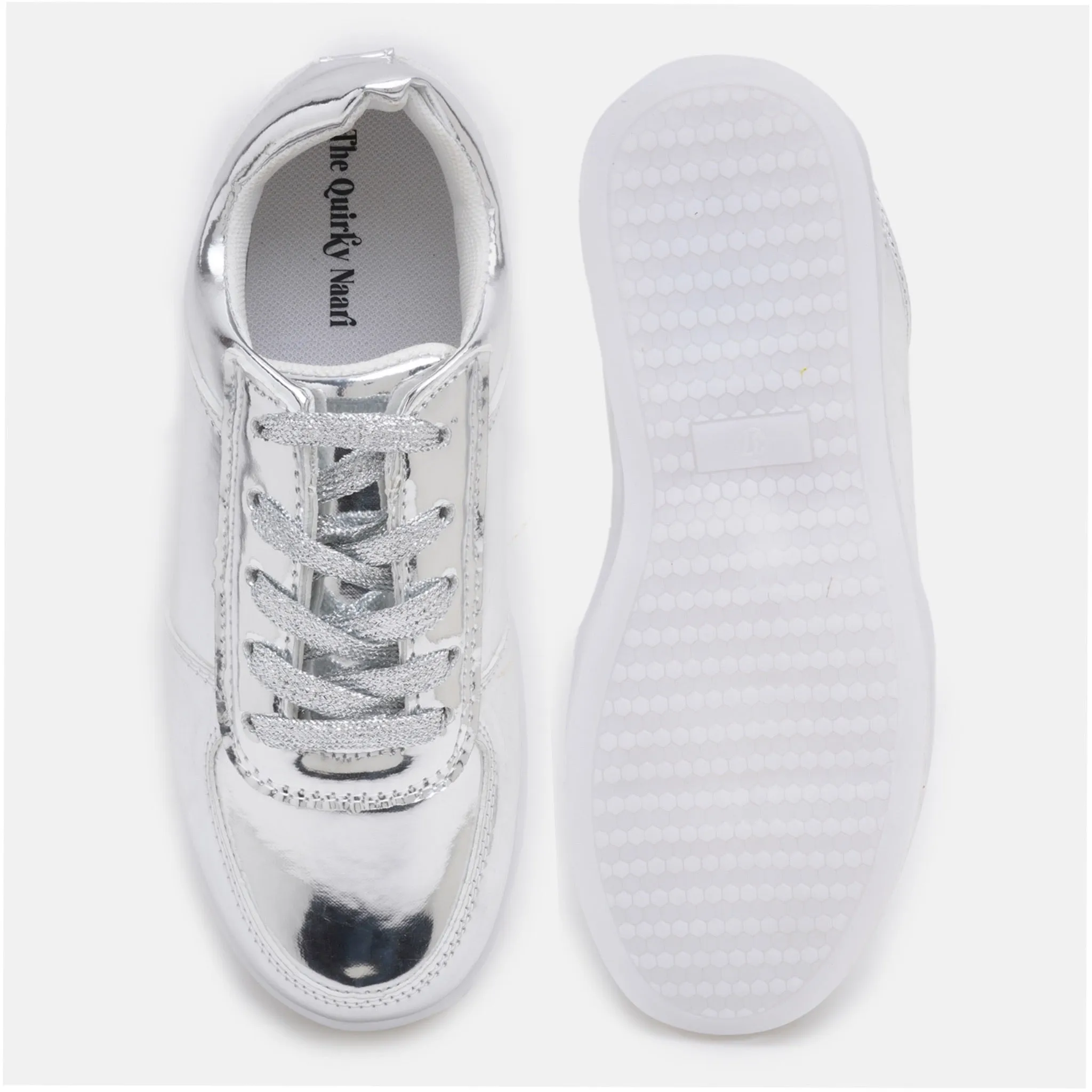 Light Me Up Sneakers - Ankle (Silver)