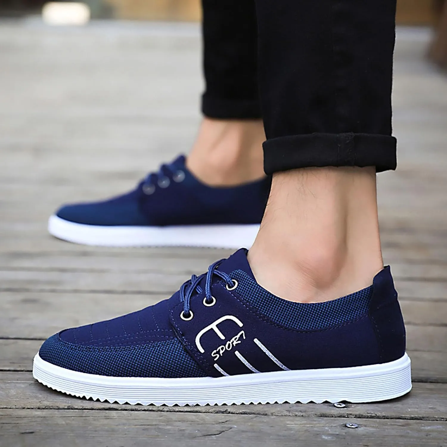 Men's Walking Shoes Athletic Shoes Mens Running Shoes Slip-On Tennis Shoes Non Slip Workout Sneakers for Walking