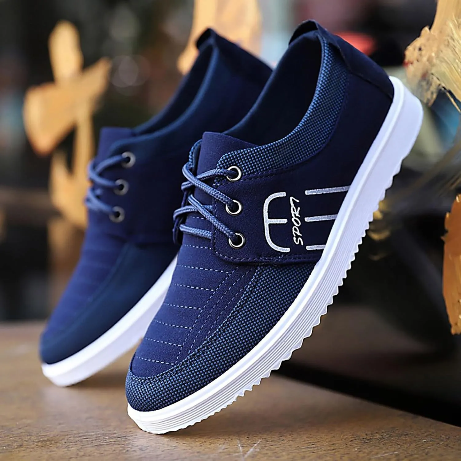 Men's Walking Shoes Athletic Shoes Mens Running Shoes Slip-On Tennis Shoes Non Slip Workout Sneakers for Walking