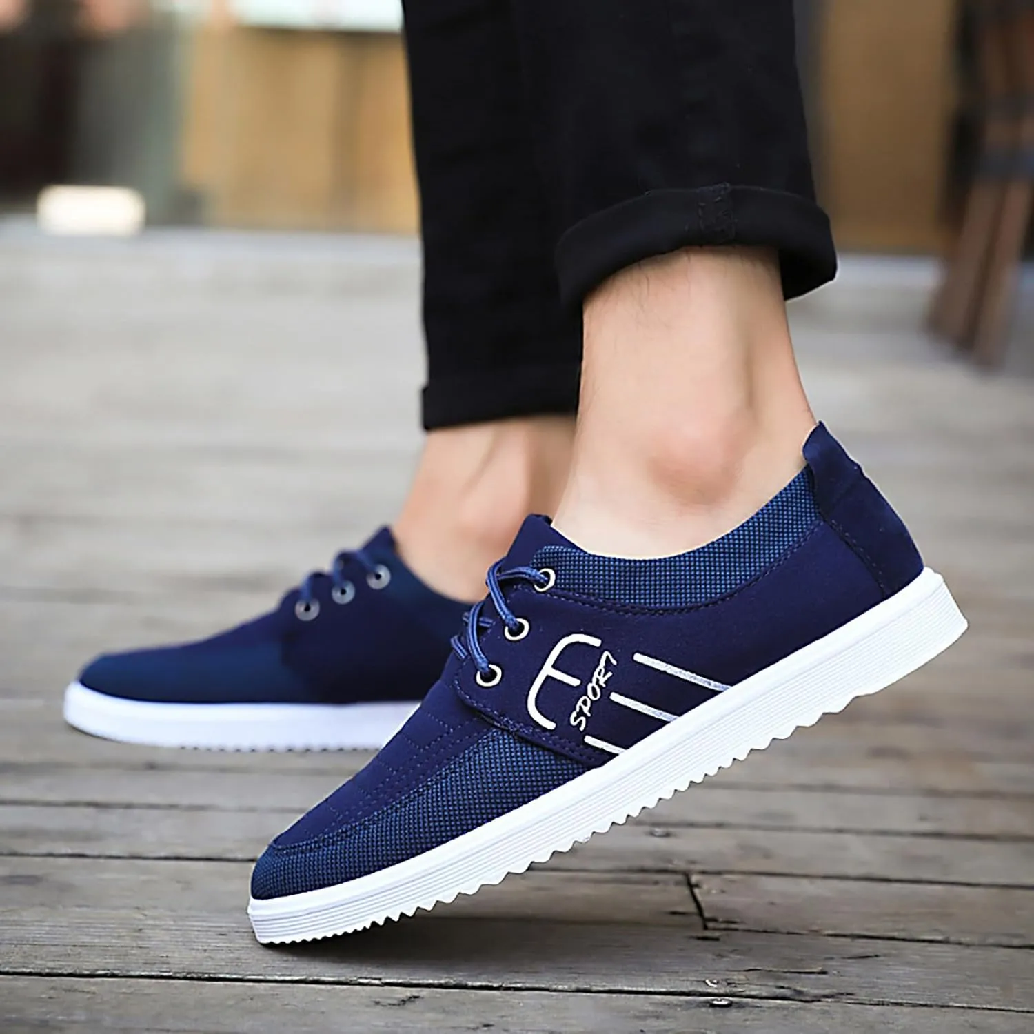 Men's Walking Shoes Athletic Shoes Mens Running Shoes Slip-On Tennis Shoes Non Slip Workout Sneakers for Walking
