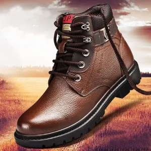 Men's Warm Comfortable Fashion Genuine Leather Boots