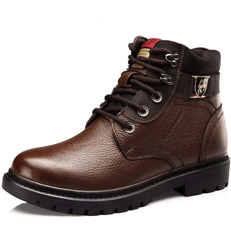 Men's Warm Comfortable Fashion Genuine Leather Boots