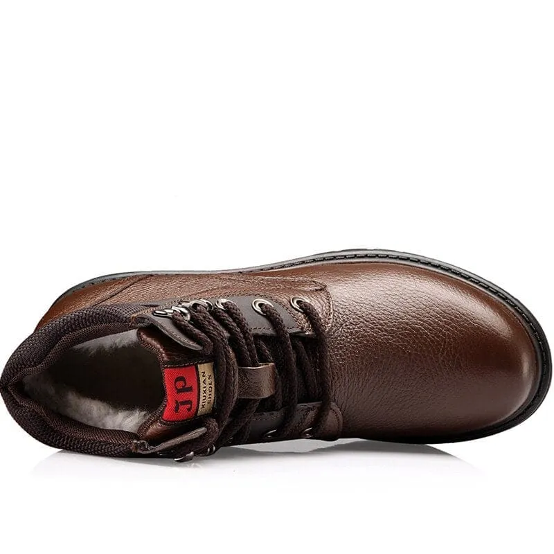 Men's Warm Comfortable Fashion Genuine Leather Boots