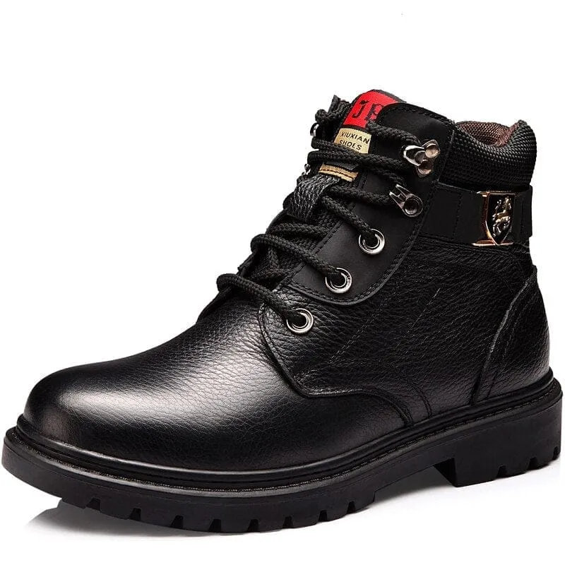 Men's Warm Comfortable Fashion Genuine Leather Boots