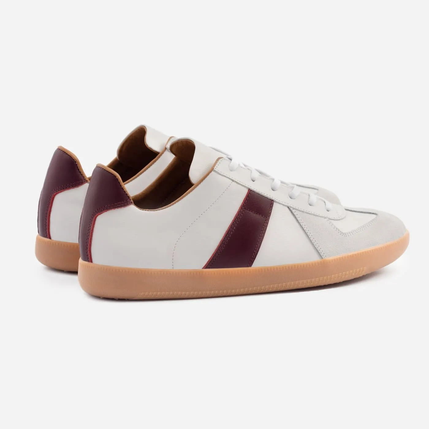 Morgen Trainers - Leather/Suede - Gum Sole - Men's