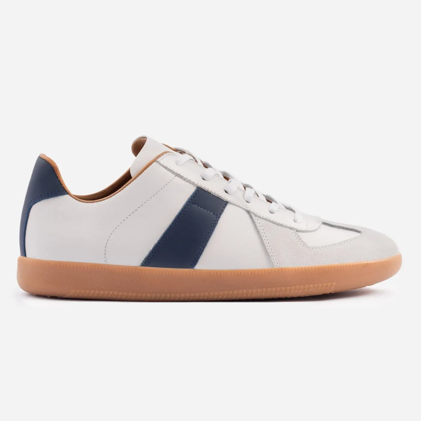 Morgen Trainers - Leather/Suede - Gum Sole - Men's