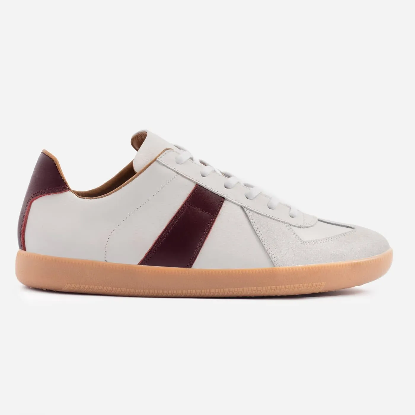 Morgen Trainers - Leather/Suede - Gum Sole - Men's