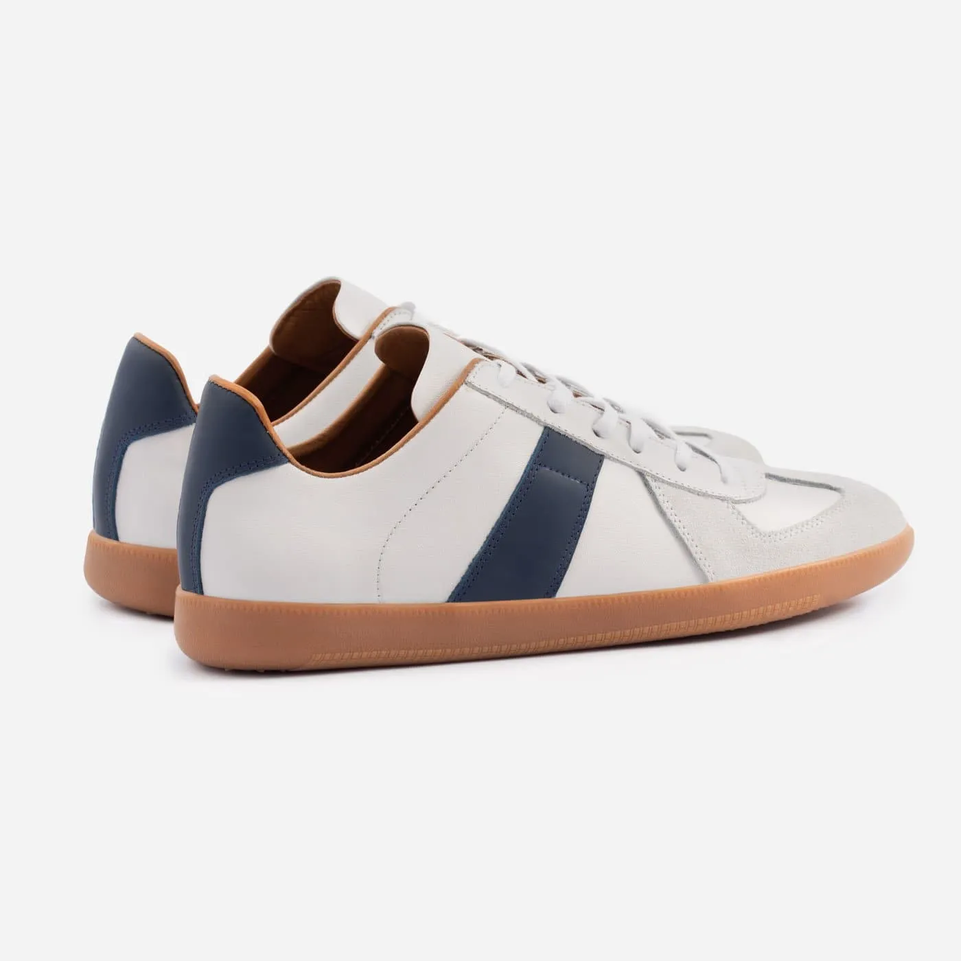 Morgen Trainers - Leather/Suede - Gum Sole - Men's