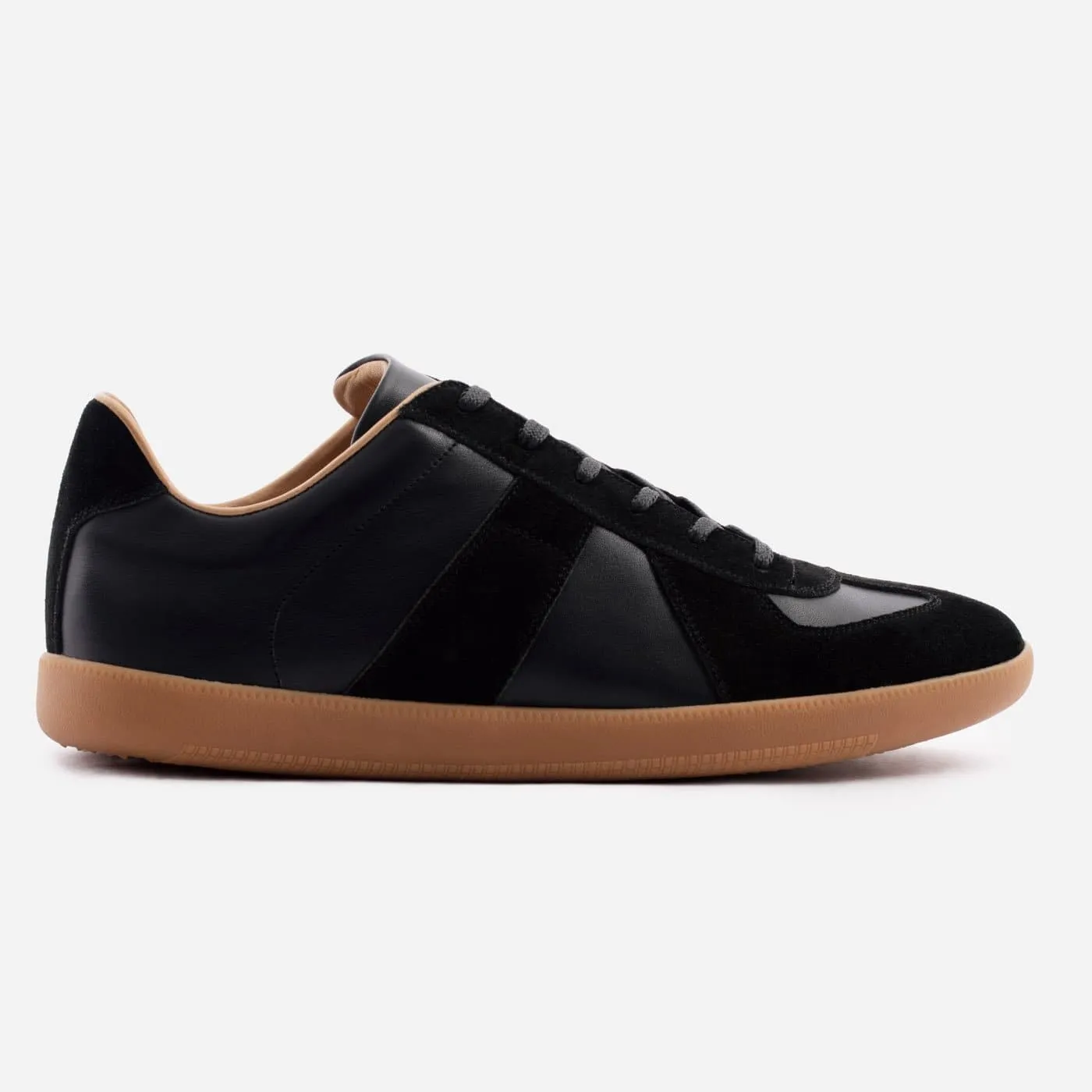 Morgen Trainers - Leather/Suede - Gum Sole - Men's