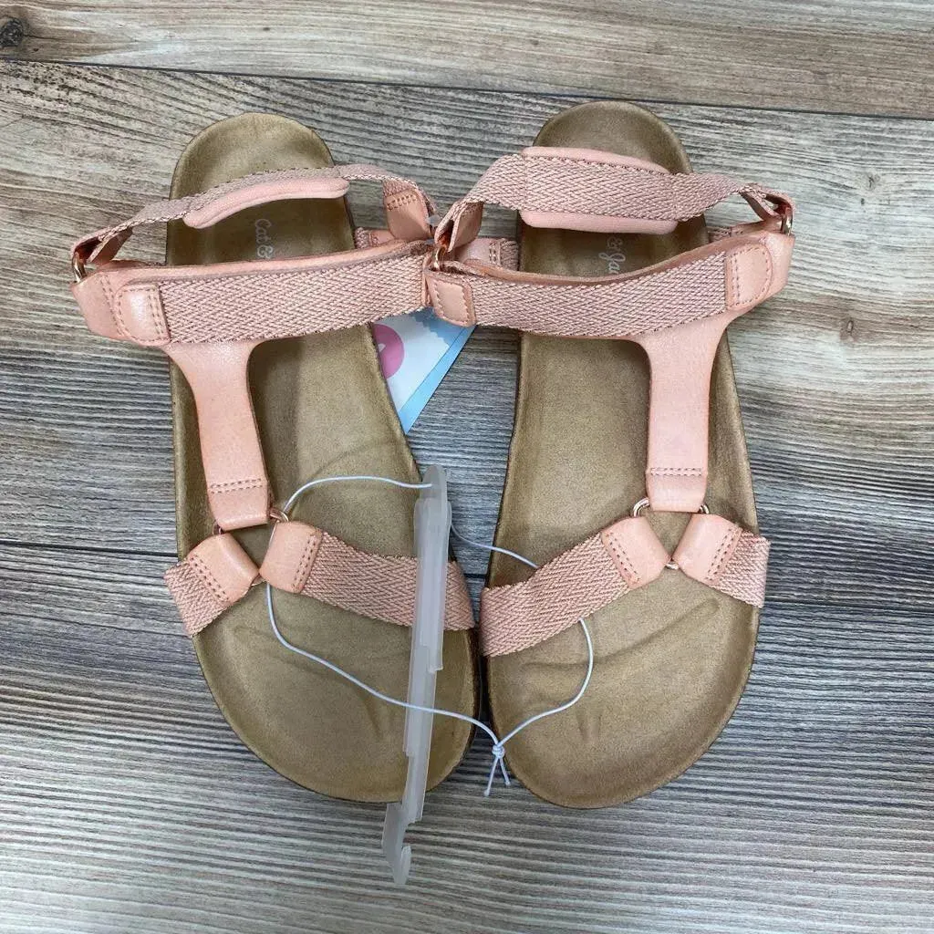 NEW Cat & Jack Val Footbed Sandals sz 4Y