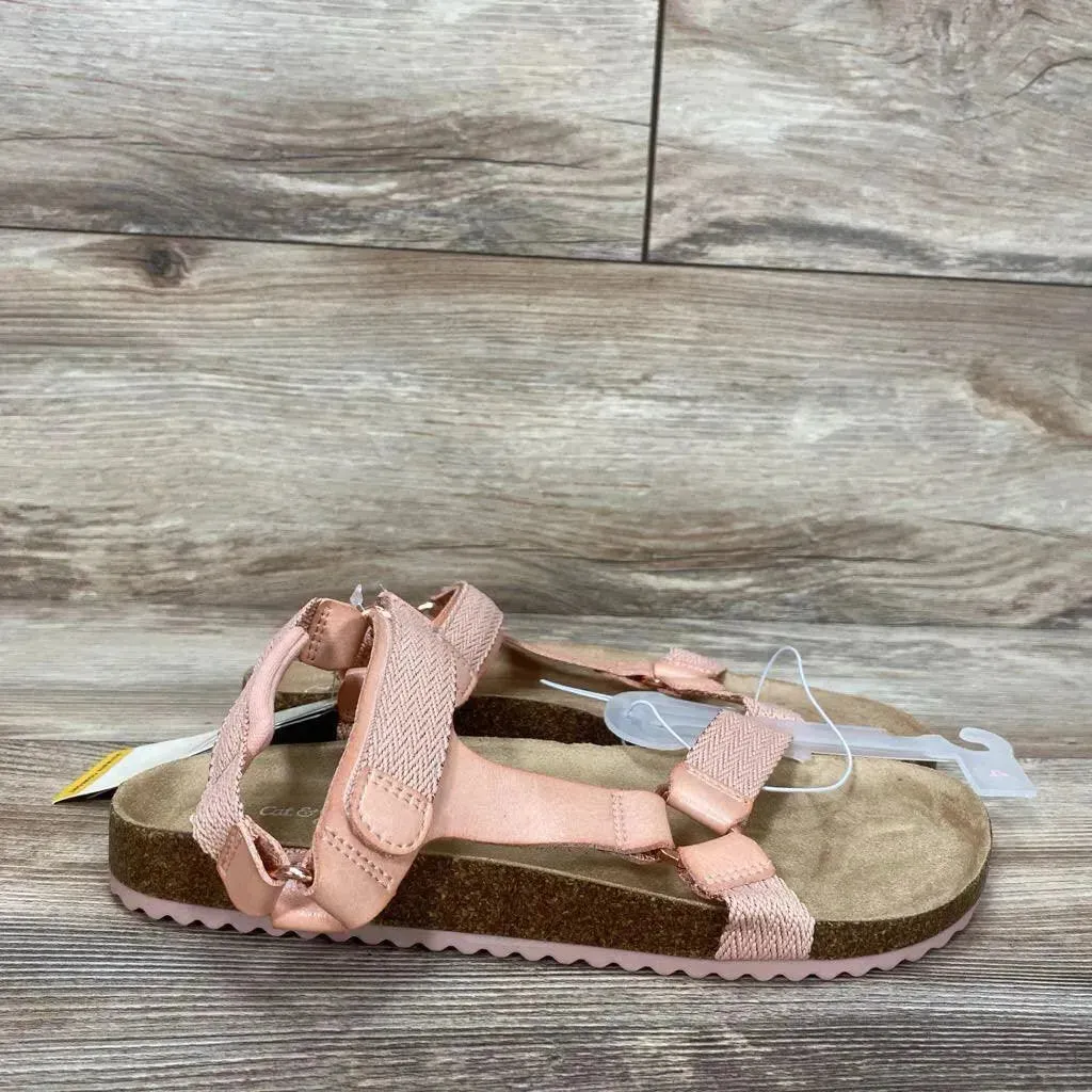 NEW Cat & Jack Val Footbed Sandals sz 4Y