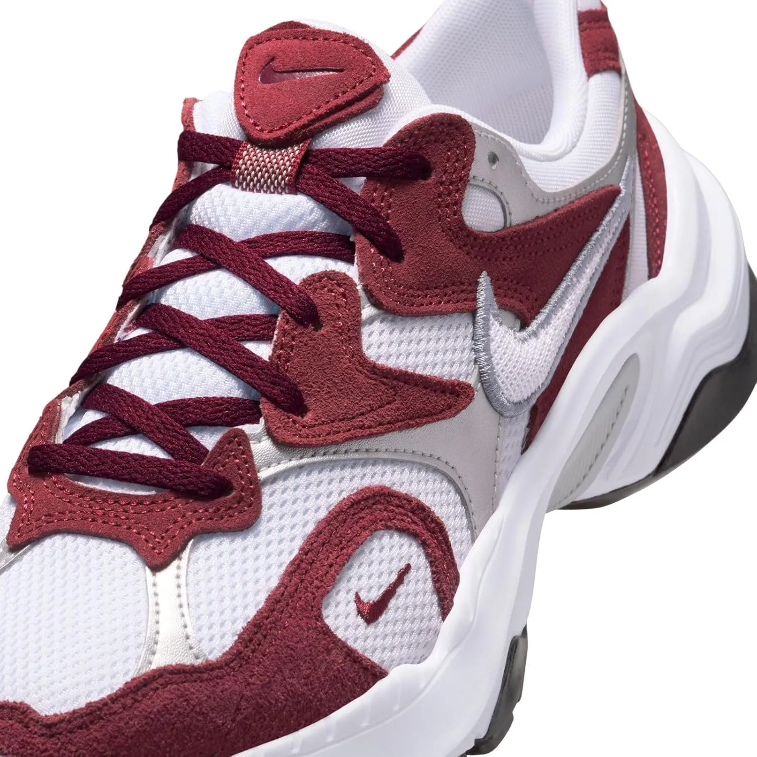 Nike AL8 Women's Shoes (FJ3794-600, Dark Team Red/Cool Grey/Metallic Silver/White)